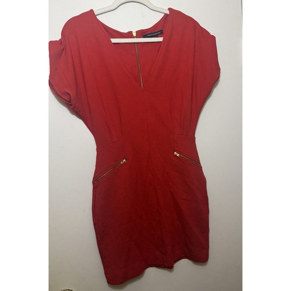 French Connection Red Dress Size 6